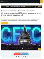 US CFTC Leadership to be Addressed at Market Structure Bill Markup