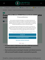 PumpFun Plans $1B Token Sale With Wild $4B Valuation Goal - Crypto News Flash