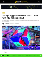 Snoop Dogg Proves NFTs Aren't Dead with $12 Million Sellout - CoinCentral