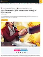 Jito Expands Into South Korea with KODA Custody Partnership