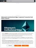 Ethereum’s Institutional Edge: Corporate Treasuries Fuel Ether’s Ascent - Brave New Coin