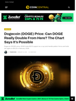 Dogecoin (DOGE) Price: Can DOGE Really Double From Here? The Chart Says It's Possible - CoinCentral