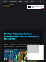 SUI Price Prediction: Oversold Conditions Point to $1.20 Recovery by March 2026 - Blockchain.News