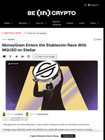MoneyGram Enters the Stablecoin Race With MGUSD on Stellar