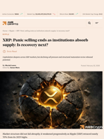 XRP: Panic selling ends as institutions absorb supply: Is recovery next? - AMBCrypto