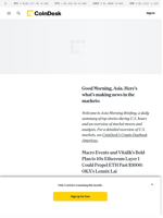 Asia Crypto News: Vitalik's Plan Can Bring ETH to $3,000 and Crypto (XRP, BTC) 'More Popular' Than Stocks in Korea