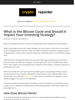 What Is the Bitcoin Cycle and Should It Impact Your Investing Strategy?