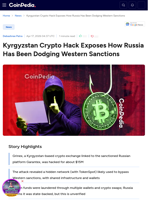 Kyrgyzstan Crypto Hack Exposes How Russia Has Been Dodging Western Sanctions 