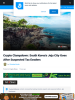 Crypto Clampdown: South Korea's Jeju City Goes After Suspected Tax Evaders | Bitcoinist.com