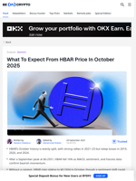 HBAR Price Prediction For October: What Should Traders Expect?