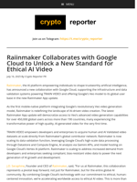 Raiinmaker Collaborates with Google Cloud to Unlock a New Standard for Ethical AI Video