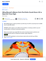 Reasons Why Murad’s Portfolio Could Soon Hit a New ATH