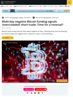 Bitcoin Funding Hints At Overcrowded Trade: Is A Short Squeeze Near?
