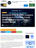 BlockDAG’s 3M X1 Users Outpace Worldcoin & Chainlink: Could BDAG Lead the Next Crypto Growth Wave? | Live Bitcoin News