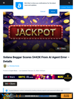 Solana Beggar Scores $442K From AI Agent Error - Details