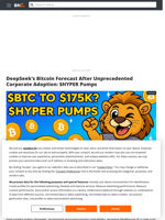 DeepSeek's Bitcoin Forecast After Unprecedented Corporate Adoption: $HYPER Pumps