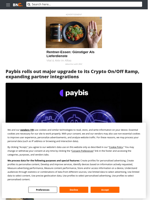 Paybis rolls out major upgrade to its Crypto On/Off Ramp, expanding partner integrations - Brave New Coin