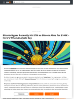 Bitcoin Analysis Show $166K Still in Play & $HYPER Hits $7M