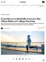 From Booze to Barbells: Exercise May Offset Risks of College Partying - Decrypt