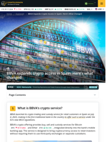 BBVA expands crypto access in Spain: Here’s what changed