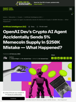 AI Agent Sends 5% Memecoin Supply in $250,000 Blunder — Inside the Lobstar Wilde Incident