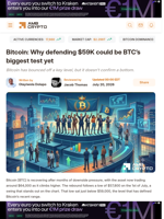 Bitcoin: Why defending $59K could be BTC's biggest test yet - AMBCrypto