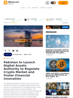 Pakistan to Launch Digital Assets Authority to Regulate Crypto Market and Foster Financial Innovation – News Bytes Bitcoin News