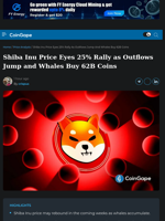 Shiba Inu Price Eyes 25% Rally as Outflows Jump and Whales Buy 62B Coins