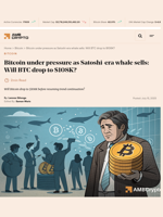 Bitcoin under pressure as Satoshi-era whale sells: Will BTC drop to $108K? - AMBCrypto