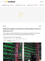 Bitfarms (BITF) is getting out of the bitcoin business