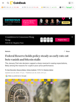 FOMC keeps rates on hold, as expected