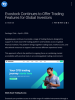 Evostock Continues to Offer Trading Features for Global Investors | Visionary Financial