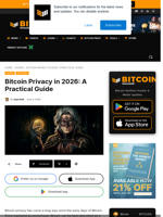 Bitcoin Privacy In 2026: A Practical Guide