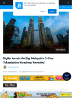 Digital Assets Go Big: Malaysia’s 3-Year Tokenization Roadmap Revealed