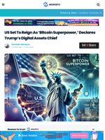 US Set To Reign As ‘Bitcoin Superpower,’ Declares Trump’s Digital Assets Chief
