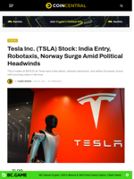 Tesla Inc. (TSLA) Stock: India Entry, Robotaxis, Norway Surge Amid Political Headwinds