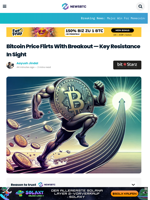 Bitcoin Price Flirts With Breakout — Key Resistance In Sight