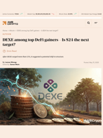 DEXE among top DeFi gainers - Is $24 the next target? - AMBCrypto