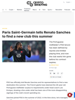 Paris Saint-Germain tells Renato Sanches to find a new club this summer