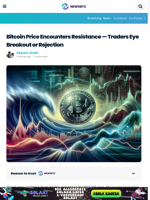 Bitcoin Price Encounters Resistance — Traders Eye Breakout or Rejection