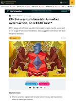 ETH Sell-off Overblown, TradFi Likely To Buy The Dips