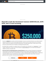 Kiyosaki Loads the Hard-Asset Cannon: $250K Bitcoin, $27K Gold, and a Crash Incoming - Brave New Coin