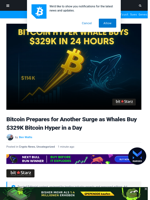 Bitcoin Reclaims $114K as Bulls Dominate & Whale Buys $329K Bitcoin Hyper in a Day