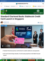 Standard Chartered Backs Stablecoin Credit Card Launch in Singapore - TheNewsCrypto