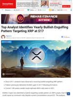 Top Analyst Identifies Yearly Bullish Engulfing Pattern Targeting XRP at $17