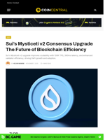 Sui's Mysticeti v2 Consensus Upgrade The Future of Blockchain