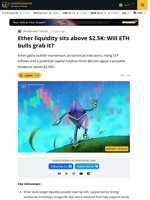 ETH Bulls Chase $2.5K As BTC Traders Rotate Into Ether