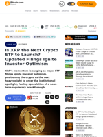 Is XRP the Next Crypto ETF to Launch? Updated Filings Ignite Investor Optimism – Featured Bitcoin News