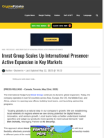 Imrat Group Scales Up International Presence: Active Expansion in Key Markets