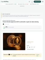 French Senate approves bill for automatic crypto tax data sharing